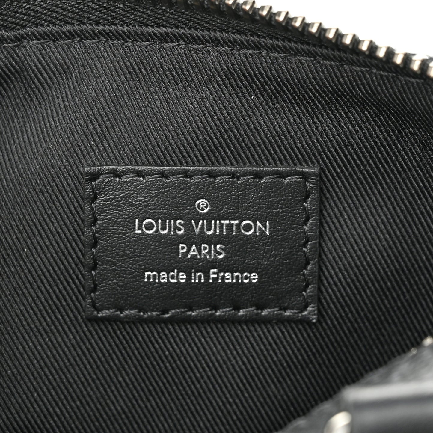 Reverse Monogram Eclipse Keepall XS Black