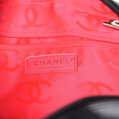 Chanel Calfskin Quilted Large Cambon Bowler Black 5 of 9