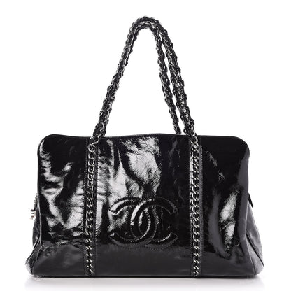 Chanel Patent Calfskin Large Luxe Ligne Tote Black 1 of 7