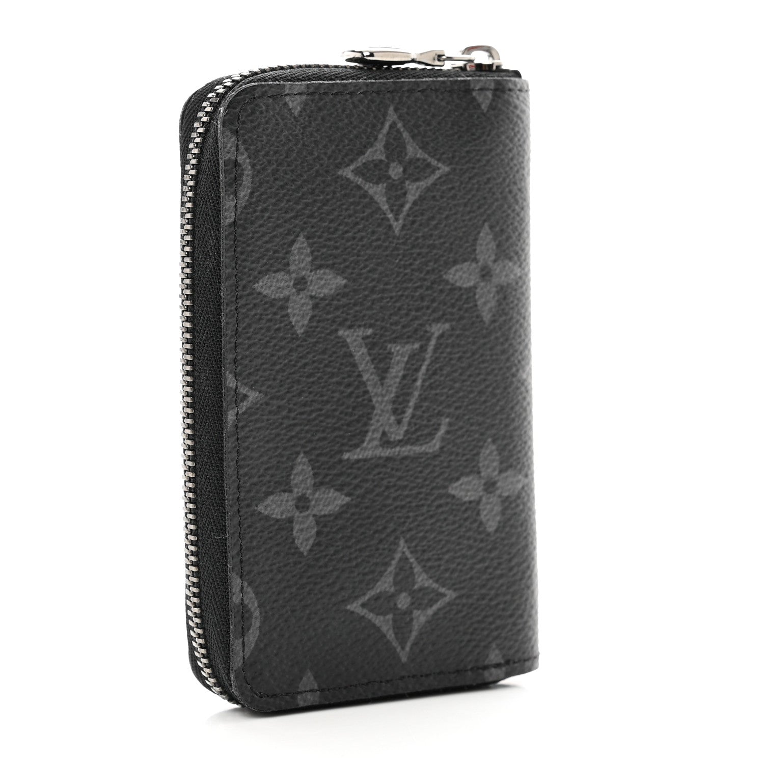 Louis Vuitton Monogram Eclipse Zippy Coin Purse Vertical 3 of 7