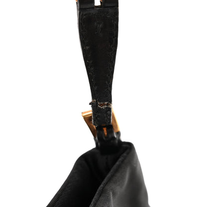 Prada Tessuto Light Nylon Chain Shoulder Bag Black 12 of 12