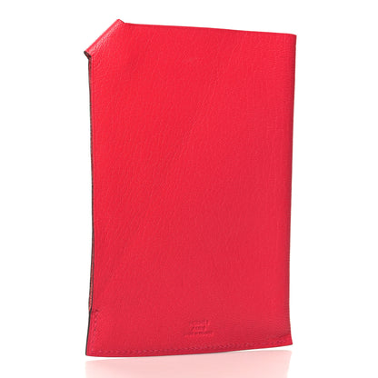 Hermes Chevre Chamkila Tarmac PM Passport Holder Rose Extreme 3 of 6