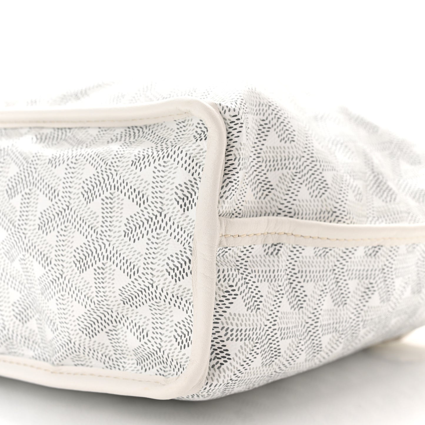 Goyardine Reversible Mini Anjou White