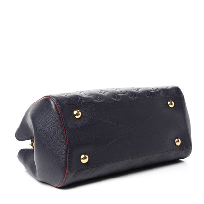 Louis Vuitton Empreinte Montaigne MM Marine Rouge 4 of 10
