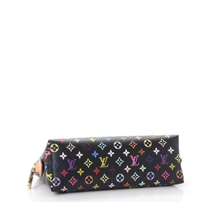 Louis Vuitton Monogram Multicolor Cosmetic Pouch Black Grenade 4 of 7