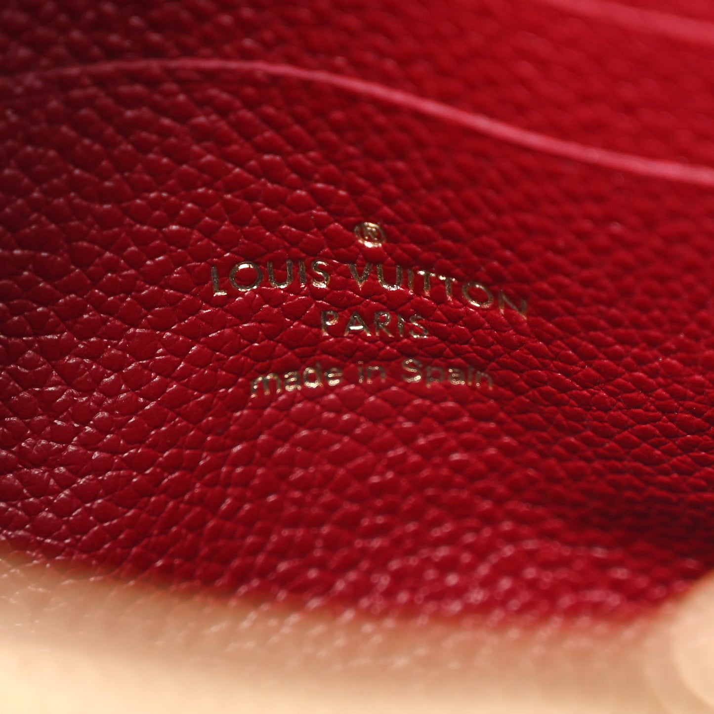 Empreinte Double Zip Pochette Cherry Berry