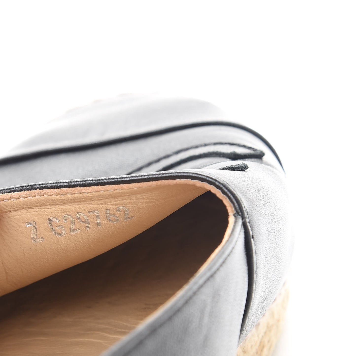 Lambskin CC Espadrilles 42 Black