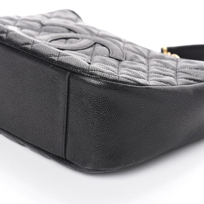 Chanel Caviar Quilted Timeless CC Shoulder Bag Black 10 of 10