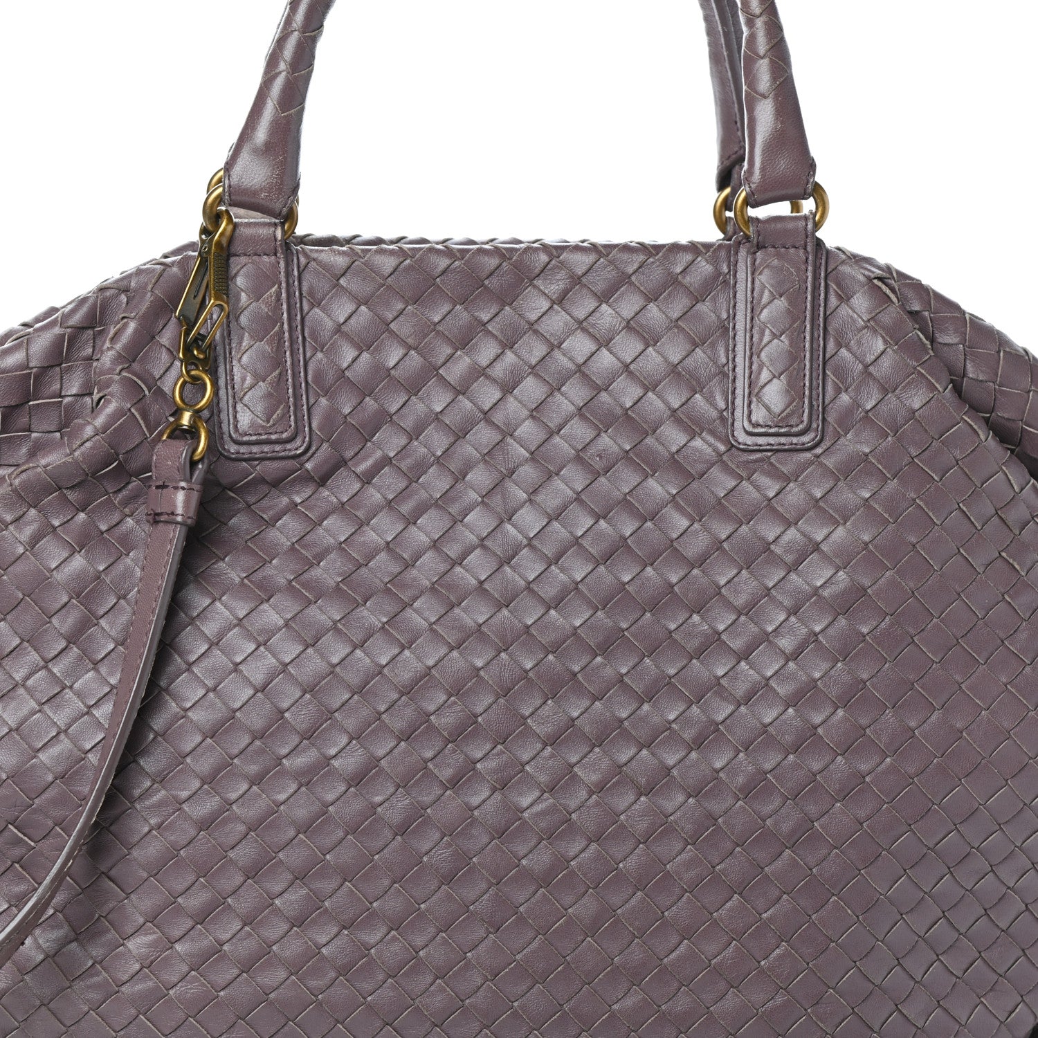 Bottega Veneta Nappa Intrecciato Maxi Convertible Tote Violet 8 of 9
