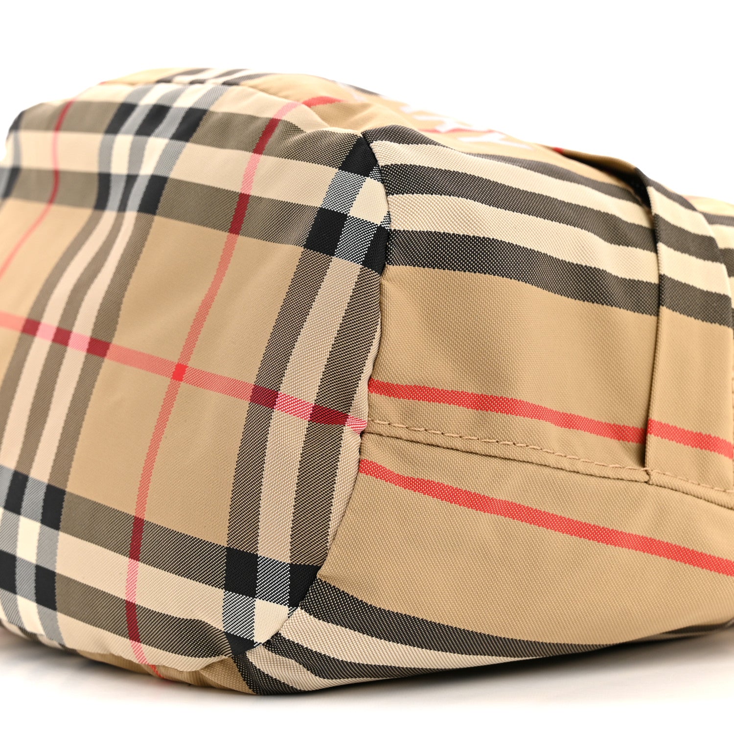 Burberry Econyl Icon Stripe Phoebe Drawcord Pouch Archive Beige 8 of 8