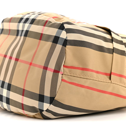 Burberry Econyl Icon Stripe Phoebe Drawcord Pouch Archive Beige 8 of 8