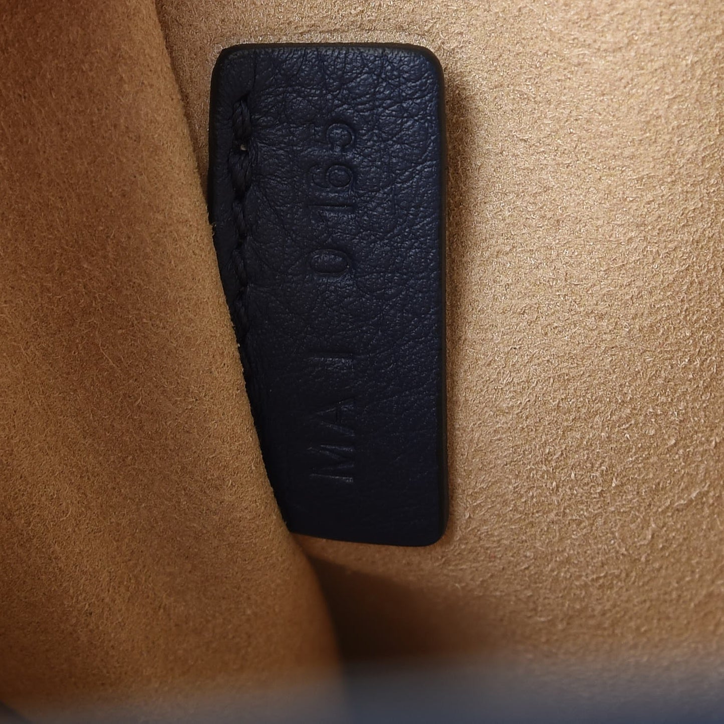 Grained Calfskin Medium Shark Lock Satchel Navy