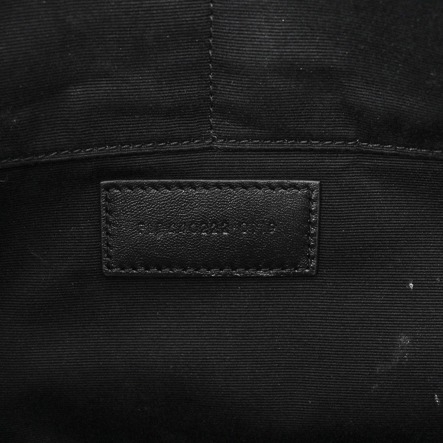 Saint Laurent Calfskin Matelasse Chevron Monogram Document Holder Dark Grape 7 of 14
