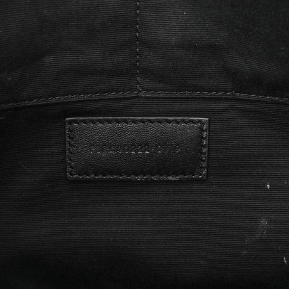 Saint Laurent Calfskin Matelasse Chevron Monogram Document Holder Dark Grape 7 of 14