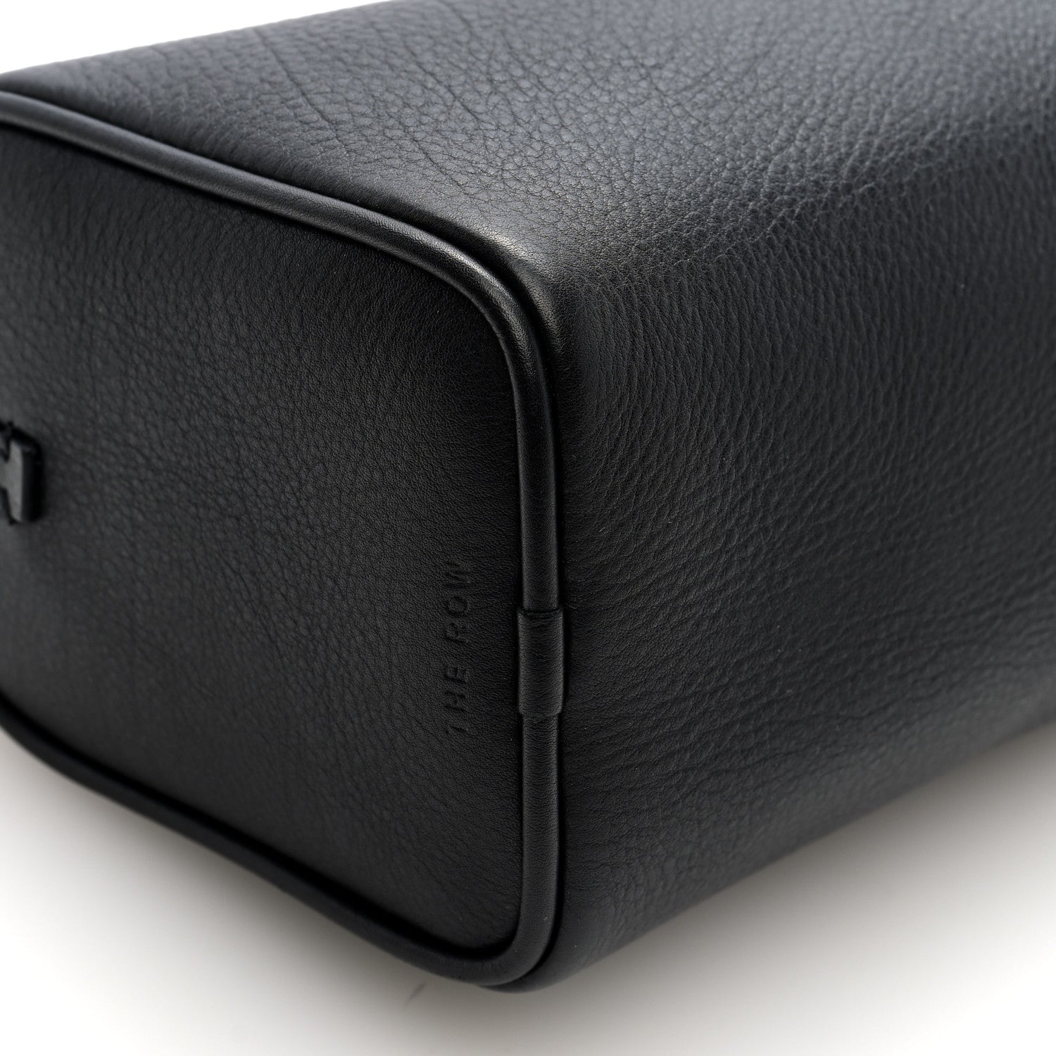 The Row Grained Calfskin 90's Bag Black 8 of 9