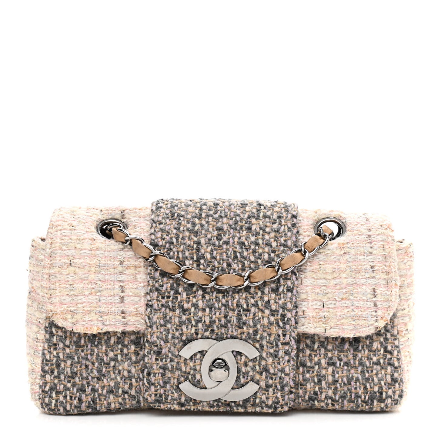 Tweed Small Fantasy Flap Grey