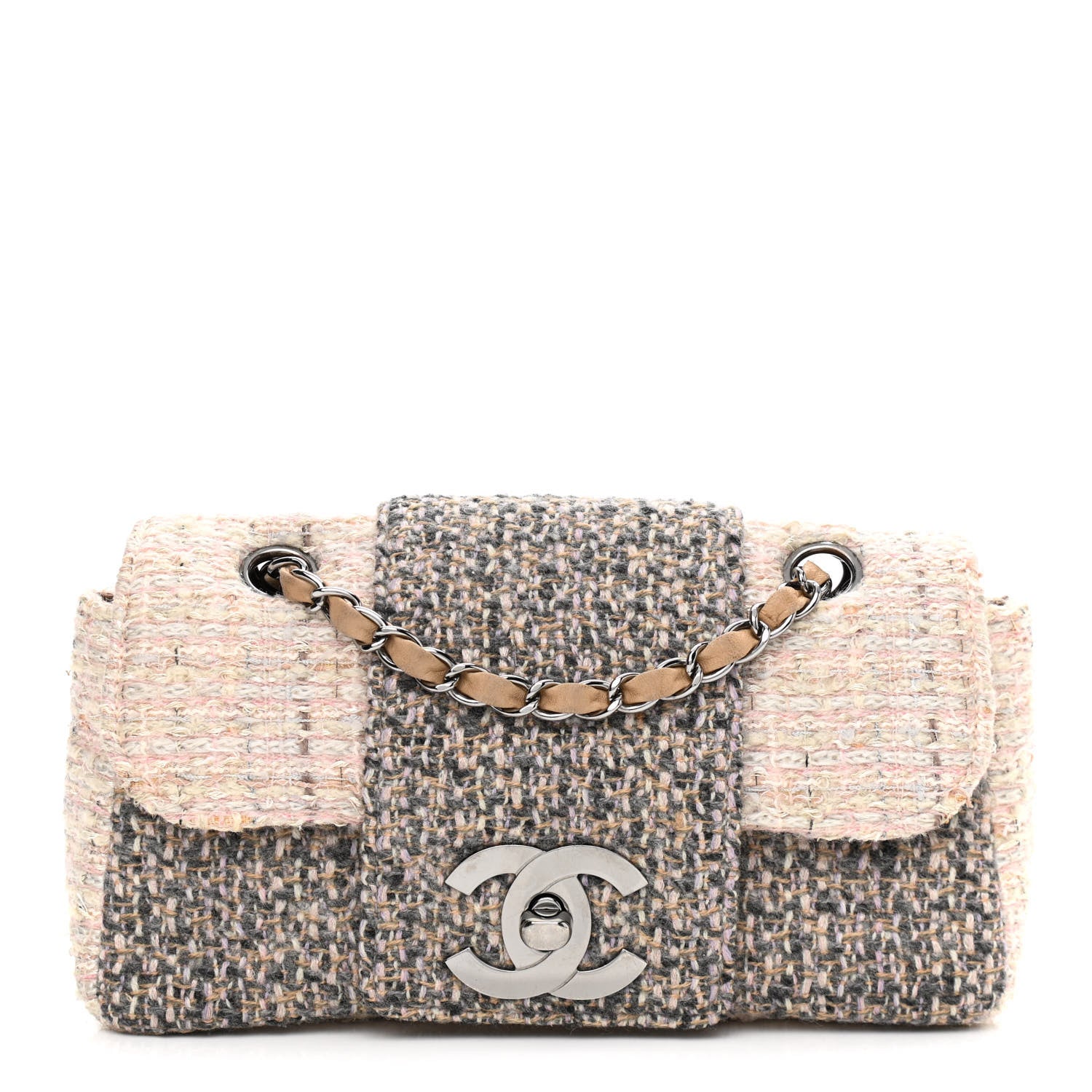 Chanel Tweed Small Fantasy Flap Grey 1 of 10