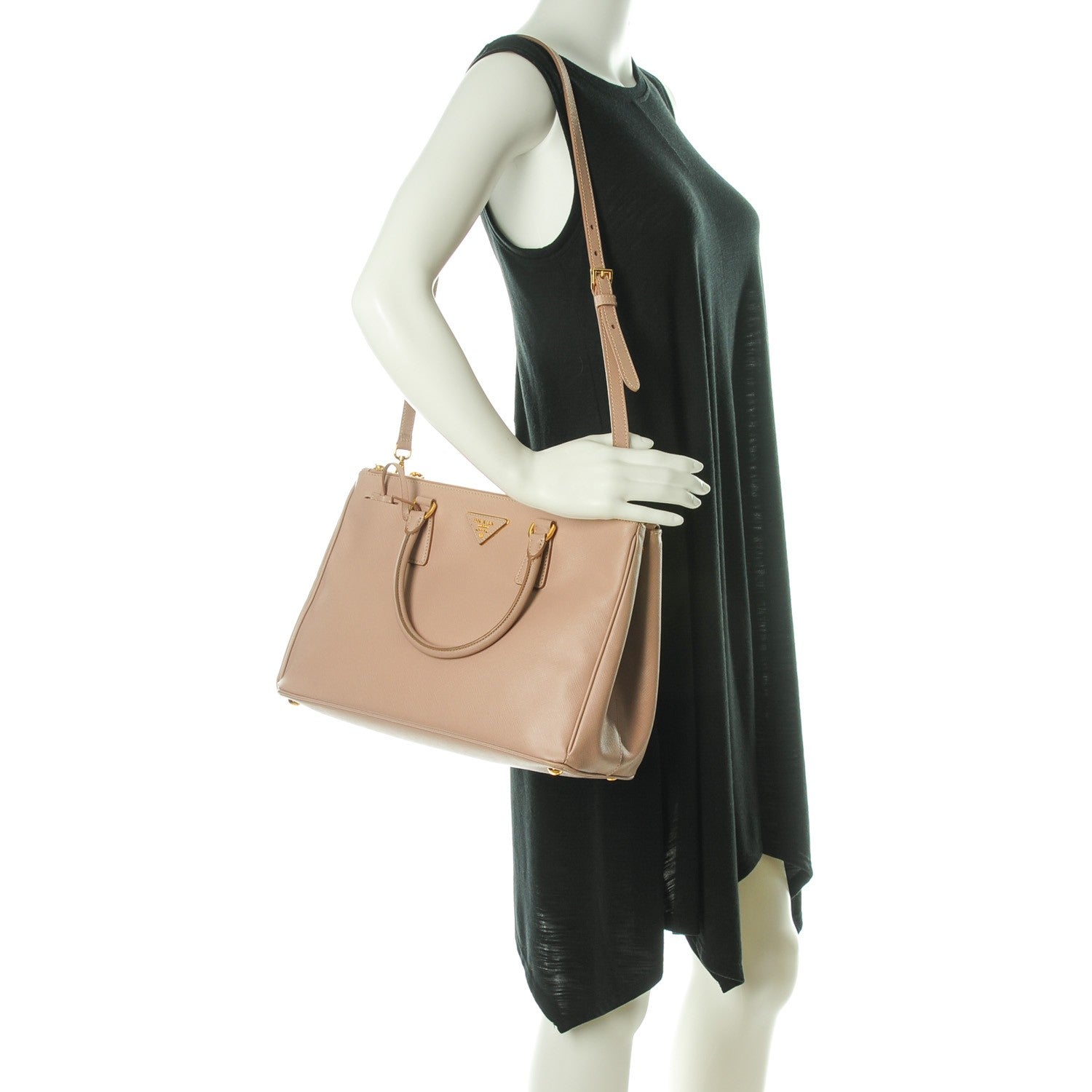 Prada Saffiano Medium Galleria Double Zip Tote Cammeo 2 of 9