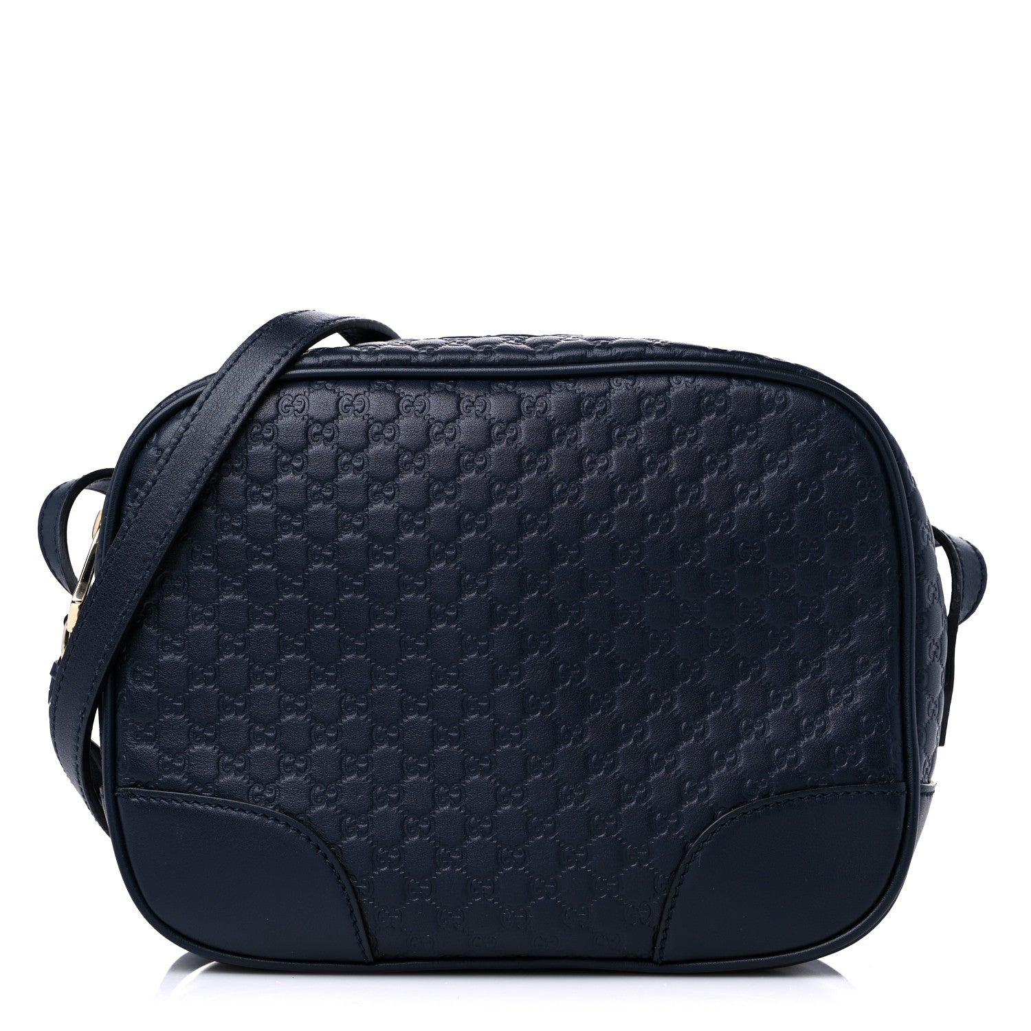 Gucci Soft Microguccissima Mini Bree Messenger Bag Blue 1 of 9