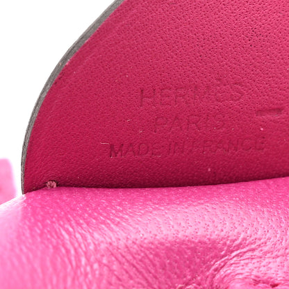 Hermes Milo Lambskin Lizard Touch Grigri Rodeo Pegase Horse Bag Charm PM Rose Poupre 3 of 5