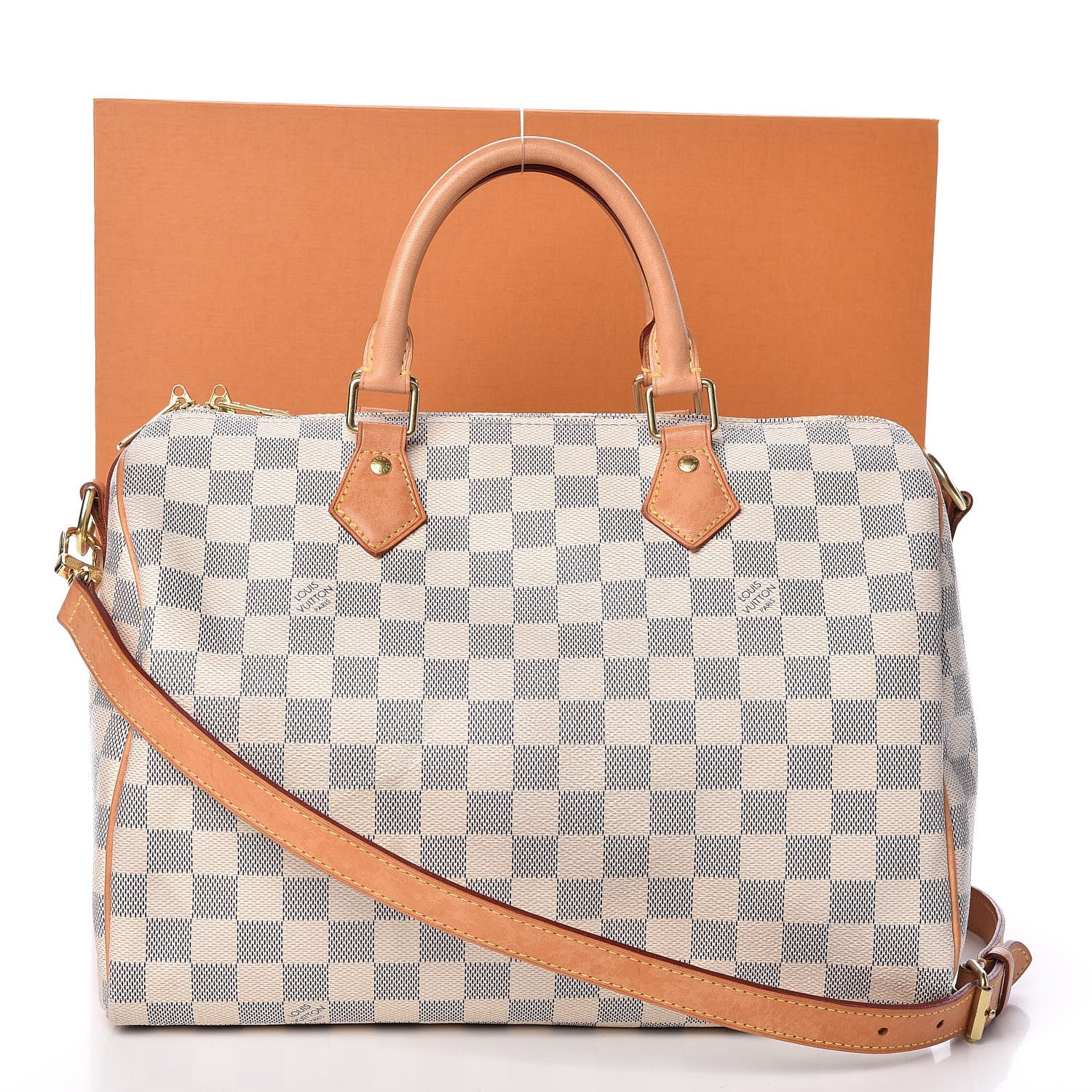 Louis Vuitton Damier Azur Speedy Bandouliere 30 13 of 13