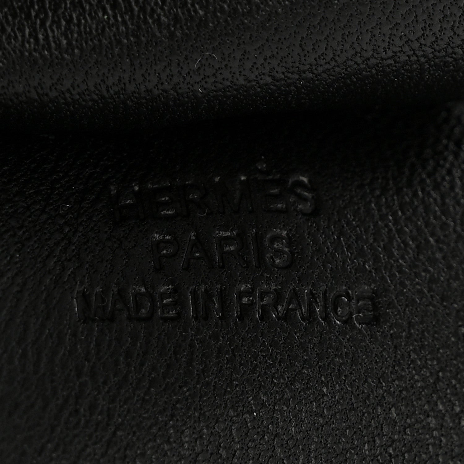 Hermes Milo Lambskin Grigri Rodeo Horse Bag Charm MM So Black 3 of 5