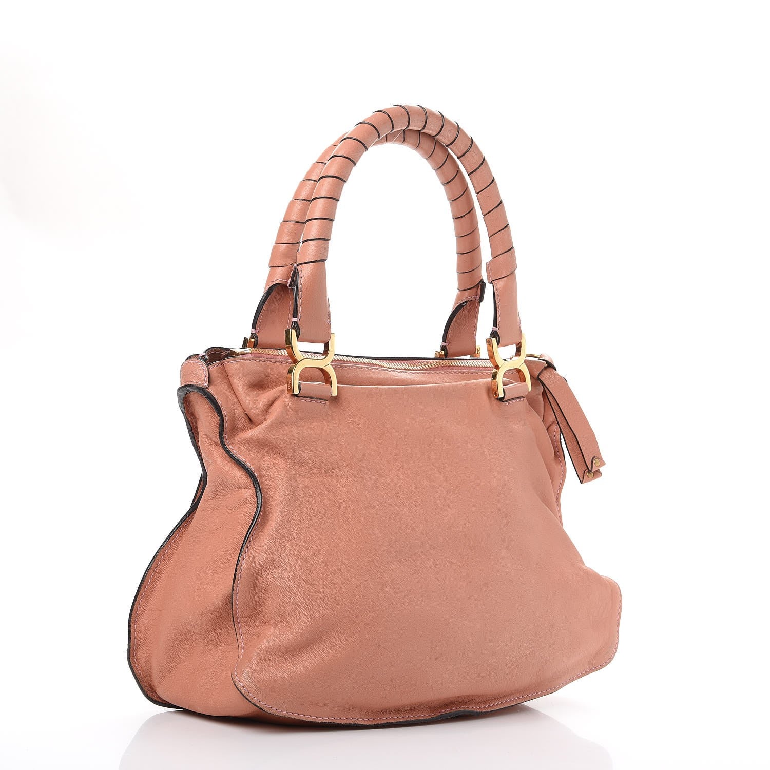 Chloe Calfskin Large Marcie Satchel Pink 3 of 8