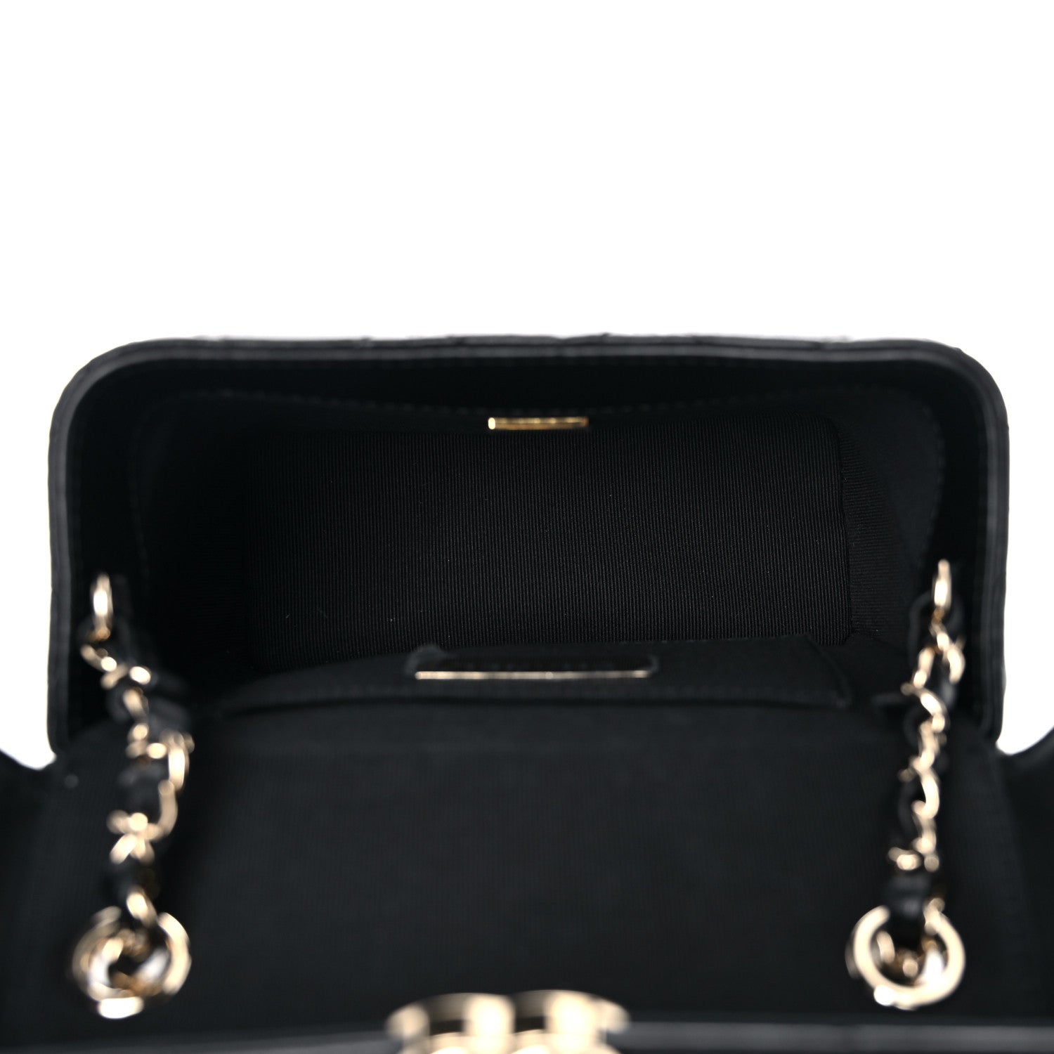 Chanel Lambskin Quilted Small Box Bag Black 5 of 14