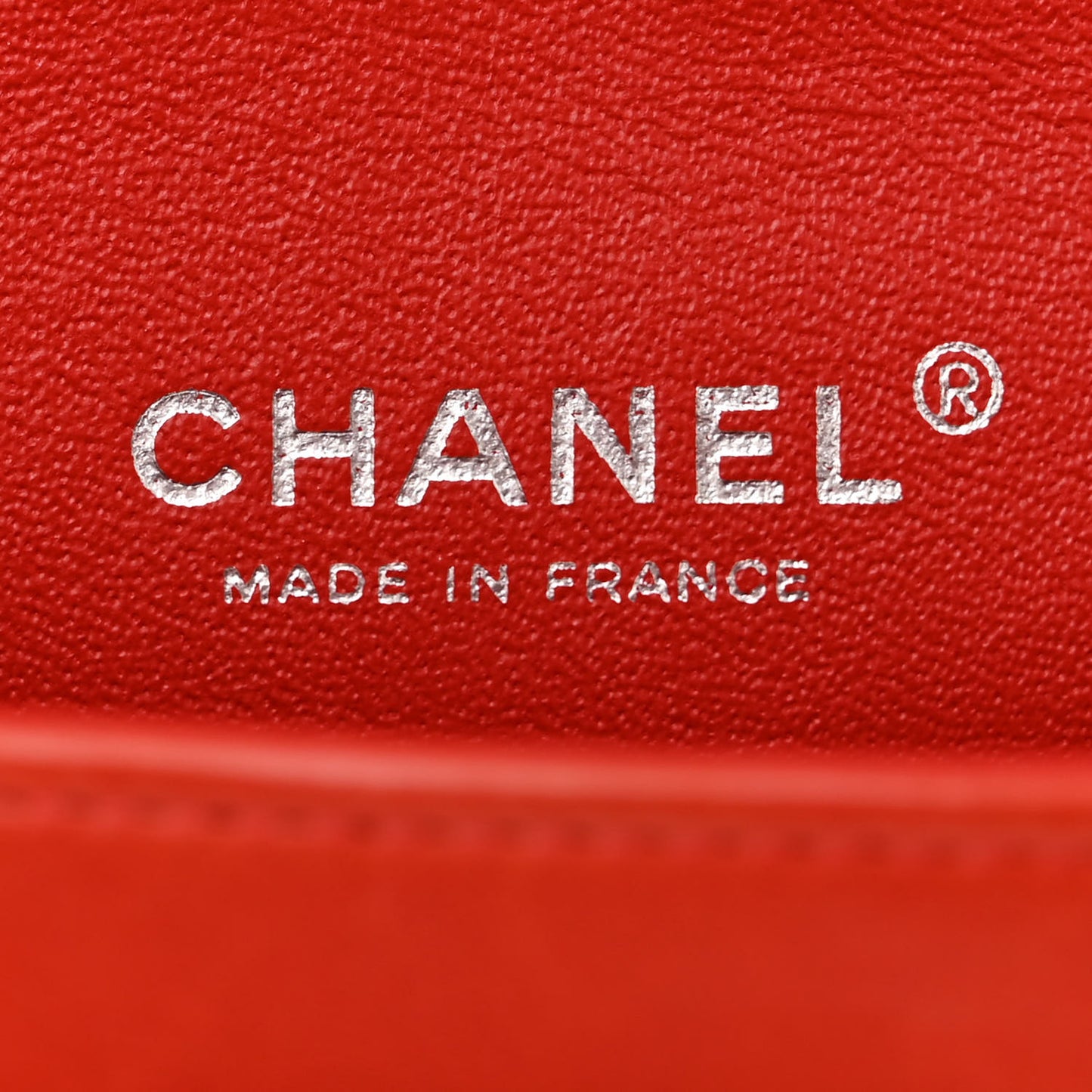 Lambskin Quilted Medium Double Flap Red