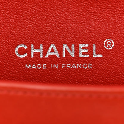 Chanel Lambskin Quilted Medium Double Flap Red 6 of 14