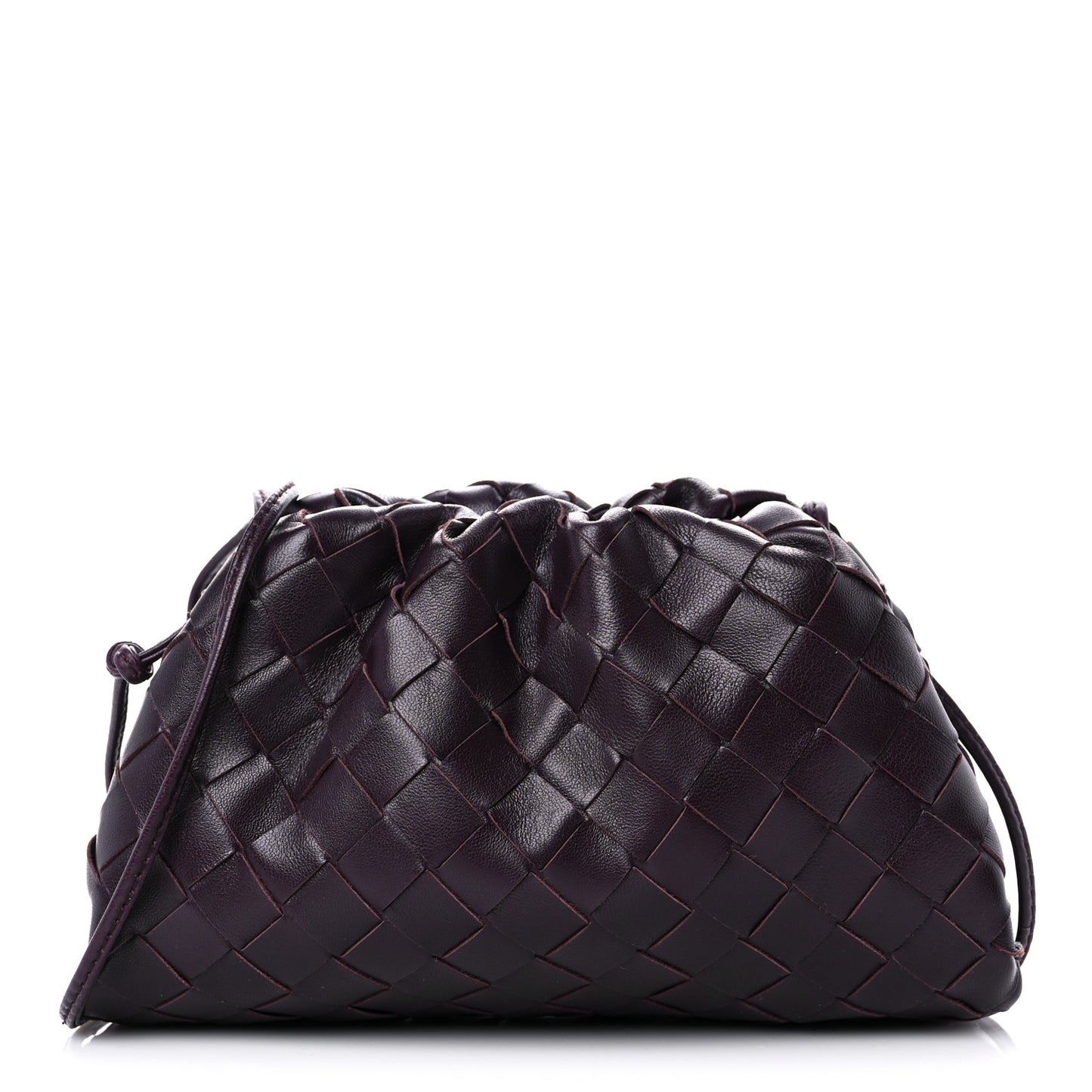 Nappa Intrecciato The Mini Pouch Grape