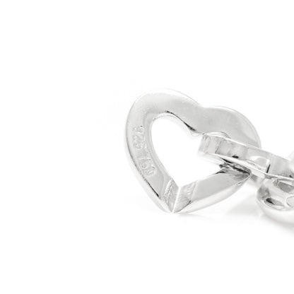 Tiffany Sterling Silver 18K Yellow Gold Heart Links Bracelet 3 of 4