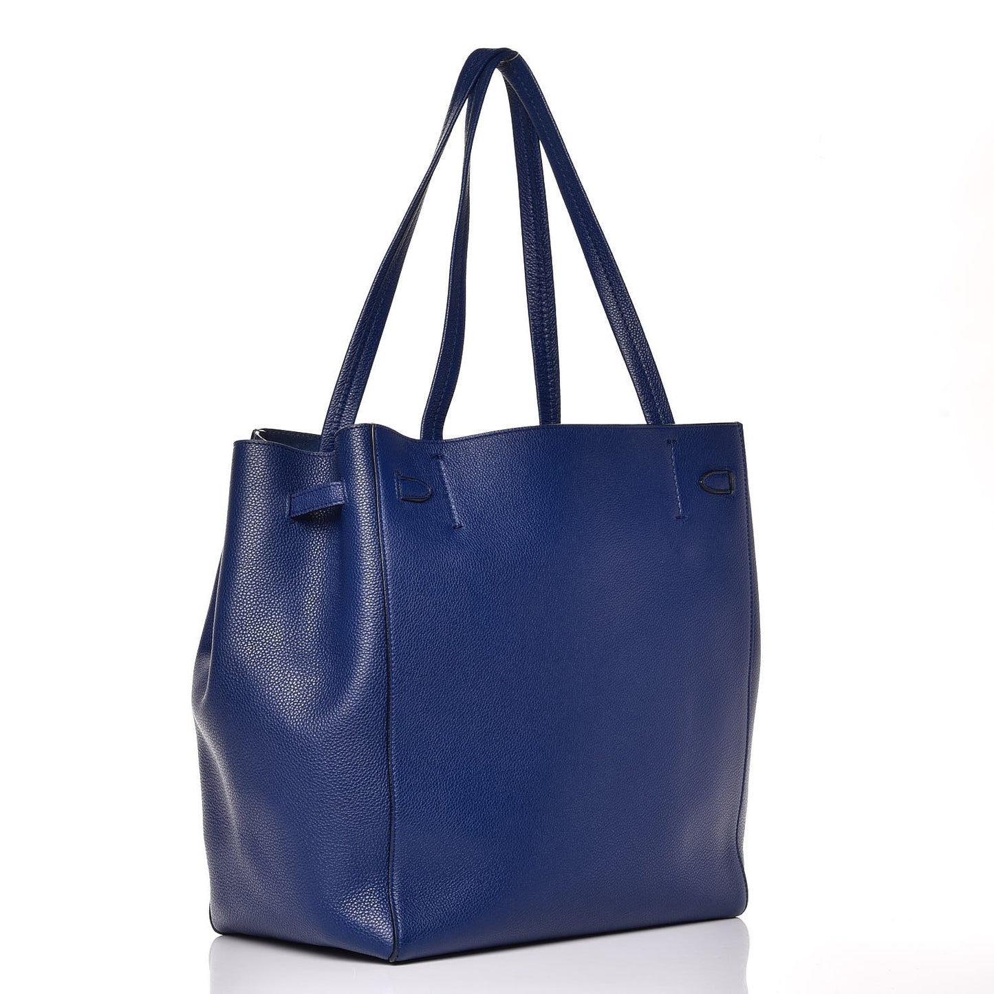 Soft Grained Calfskin Small Belt Cabas Phantom Indigo