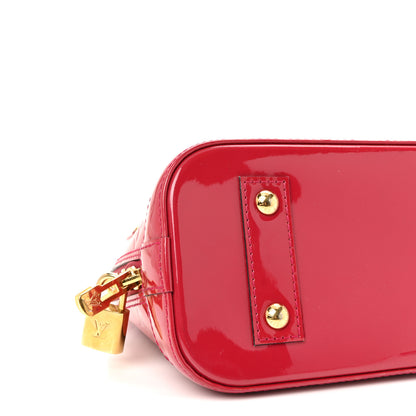 Louis Vuitton Vernis Alma BB Rose Indien 8 of 11
