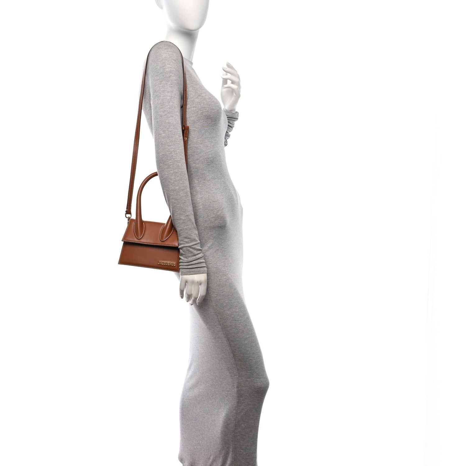 Jacquemus Smooth Calfskin Le Chiquito Moyen Light Brown 2 of 9