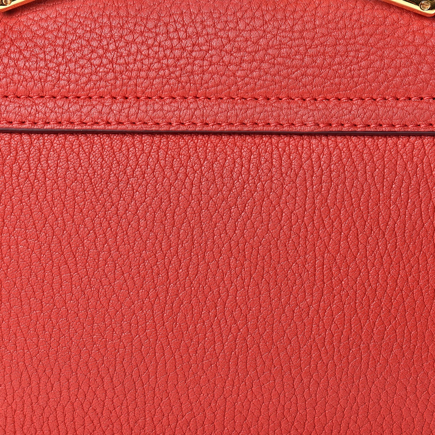 Grained Lambskin Mini Drew Shoulder Bag Plaid Red