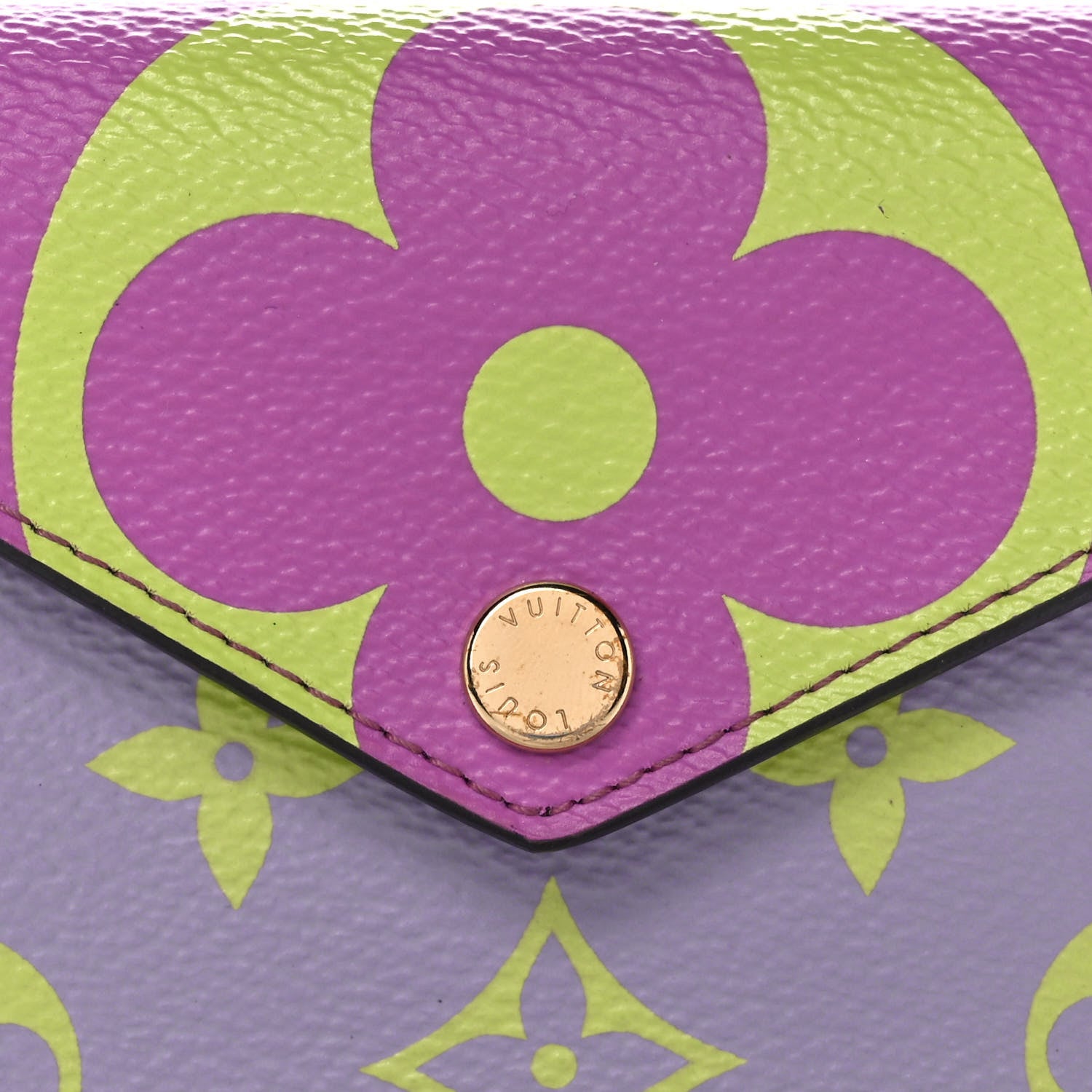 Louis Vuitton Monogram Giant Zoe Wallet Pink Lilac 7 of 9