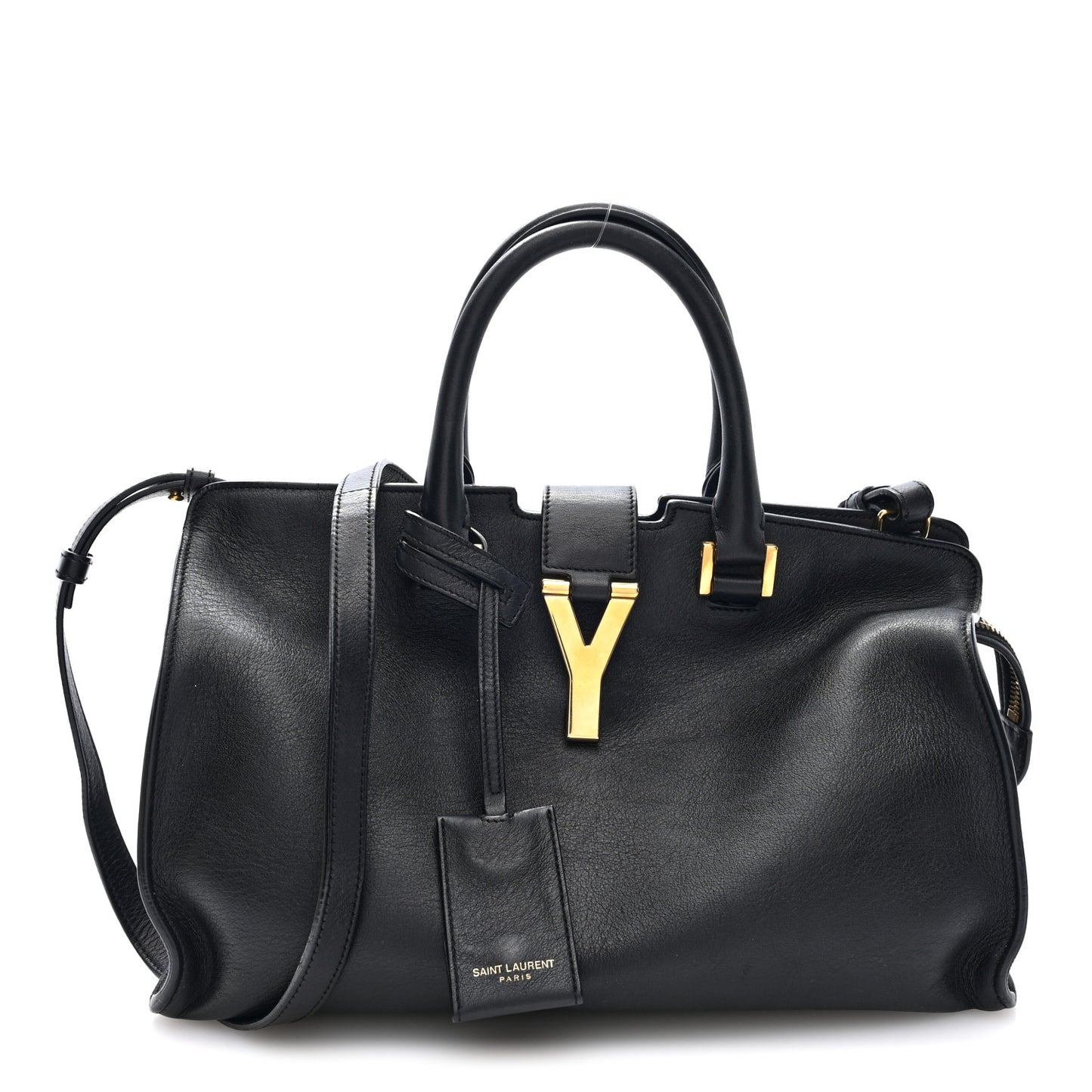 Calfskin Small Classic Y Cabas Black