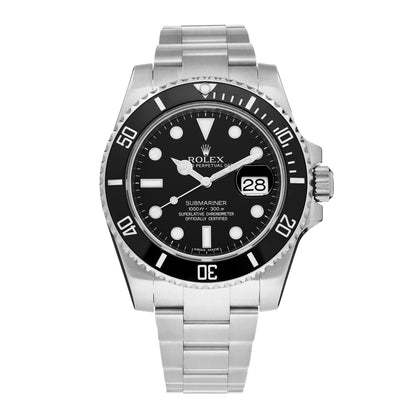 Rolex Stainless Steel 40mm Oyster Perpetual Submariner Date Watch Black 116610LN 1 of 5