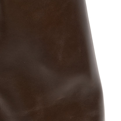Givenchy Calfskin Shark Lock Pant Boots 37 Marron Fonce 9 of 11