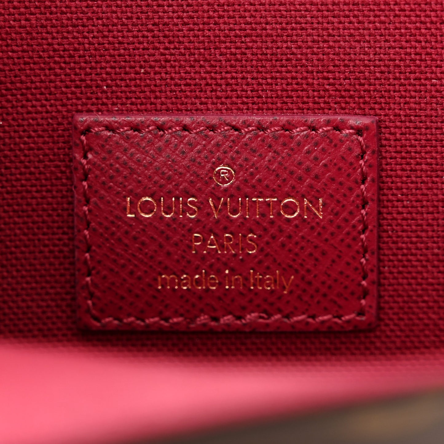 Monogram Pochette Felicie Chain Wallet Fuchsia