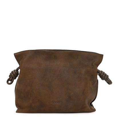 Loewe Grained Nubuck Medium Flamenco Knot Bag Tundra 1 of 10