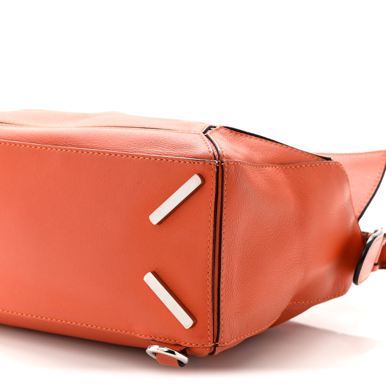 Loewe Calfskin Small Puzzle Bag Orange 10 of 11