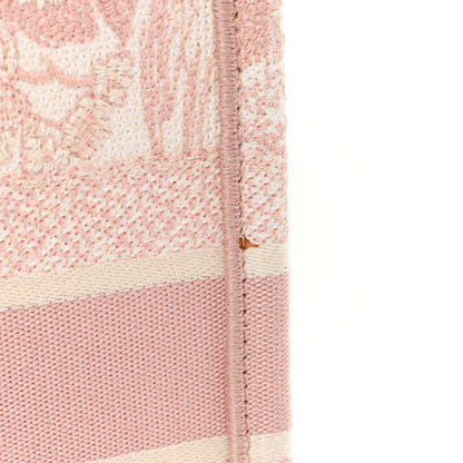 Christian Dior Canvas Toile De Jouy Embroidered Large Book Tote Pink 12 of 12