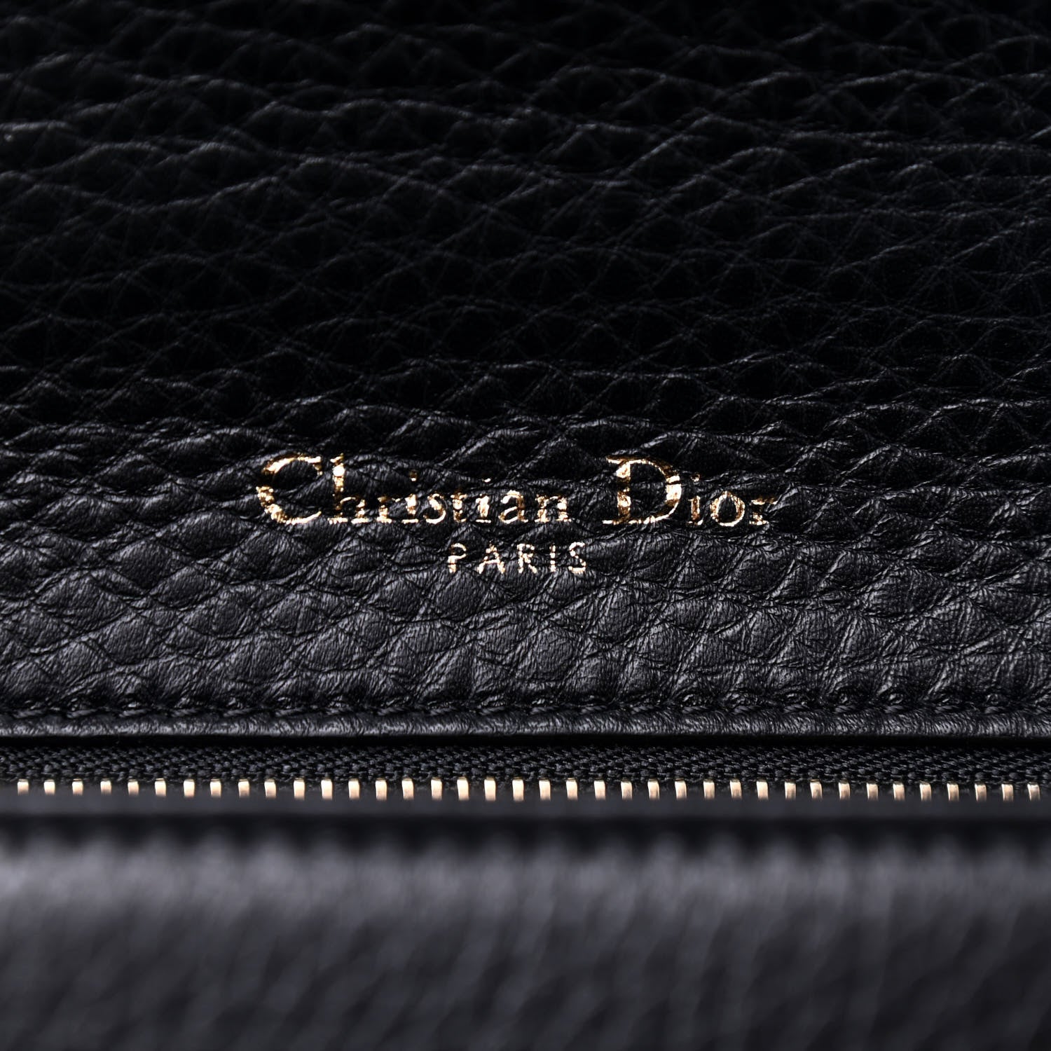 Christian Dior Grained Calfskin Small Diorama Flap Bag Black 5 of 8