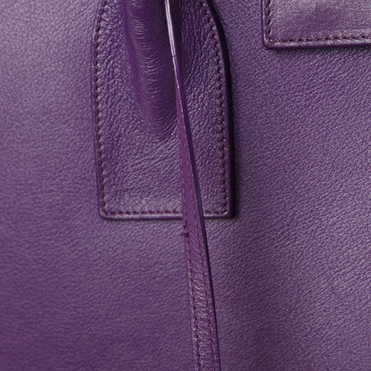 Saint Laurent Calfskin Small Sac De Jour Purple 8 of 10