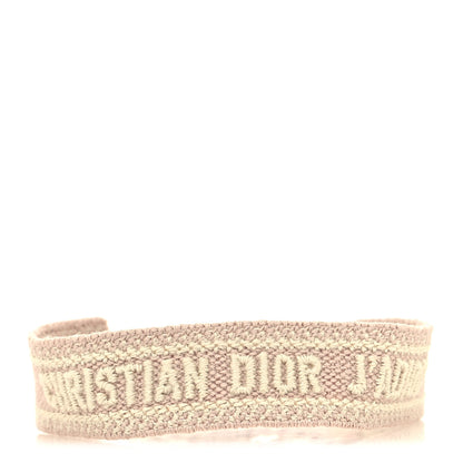 Christian Dior Woven Cotton J'Adior Friendship Bracelet Nude 1 of 3
