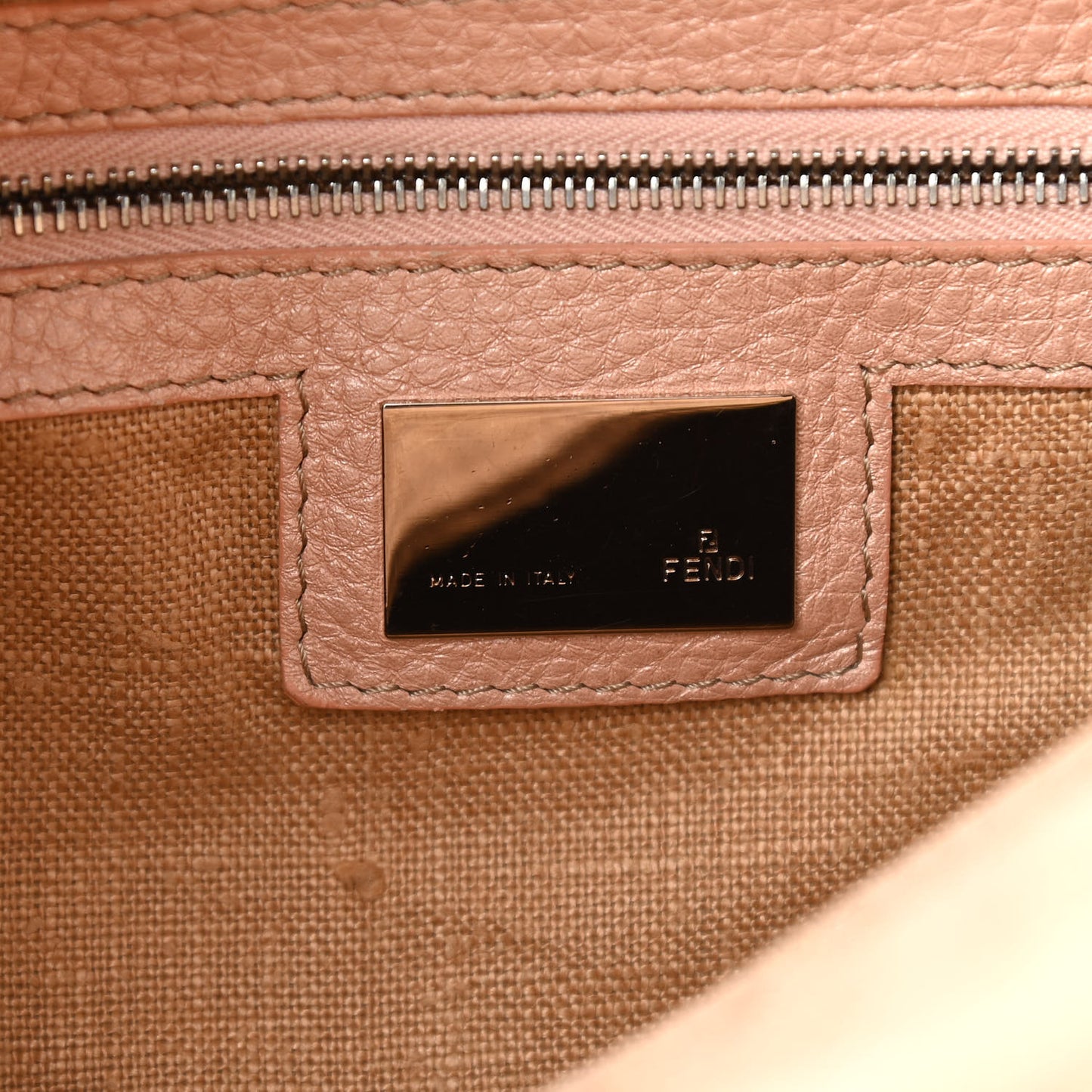 Zucca Cuoio Shoulder Bag Cipria