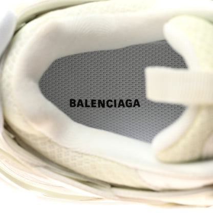 Balenciaga Mesh Nubuck Effect Fabric Glow in the Dark Womens Track Sneakers 39 White 7 of 9
