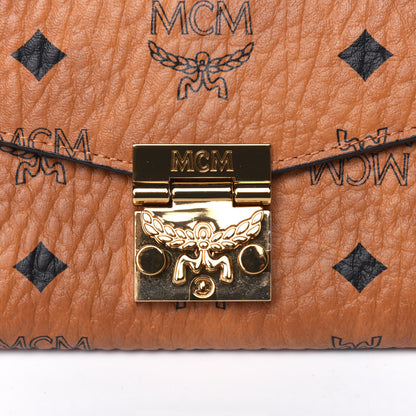 MCM Visetos Large Patricia Wallet On Chain Cognac 10 of 10